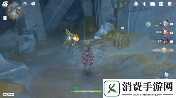 原神地下矿区宝箱开启方法