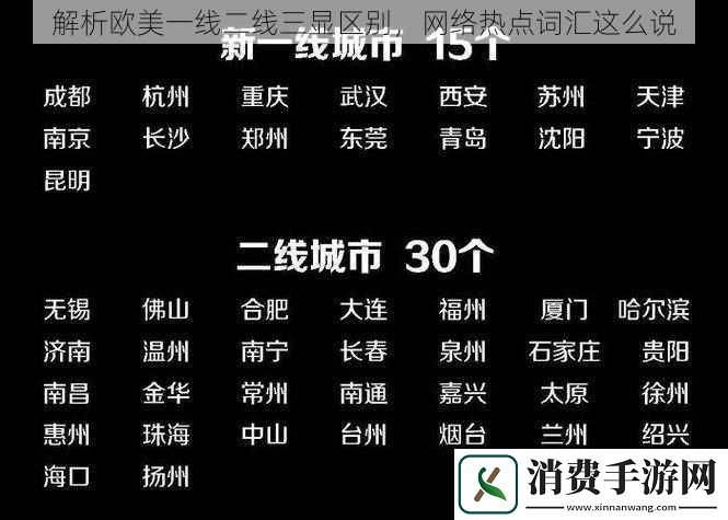 解析欧美一线二线三显区别