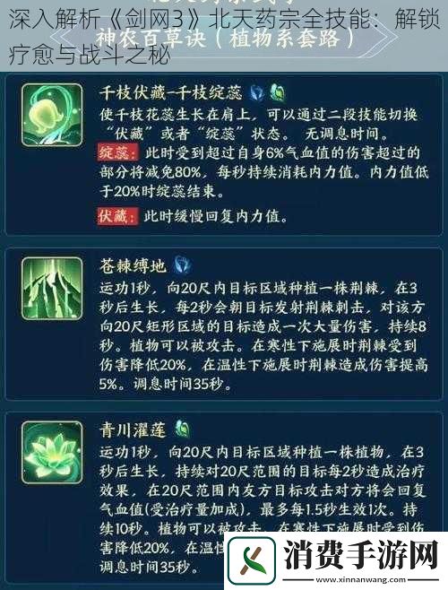 深入解析剑网3北天药宗全技能