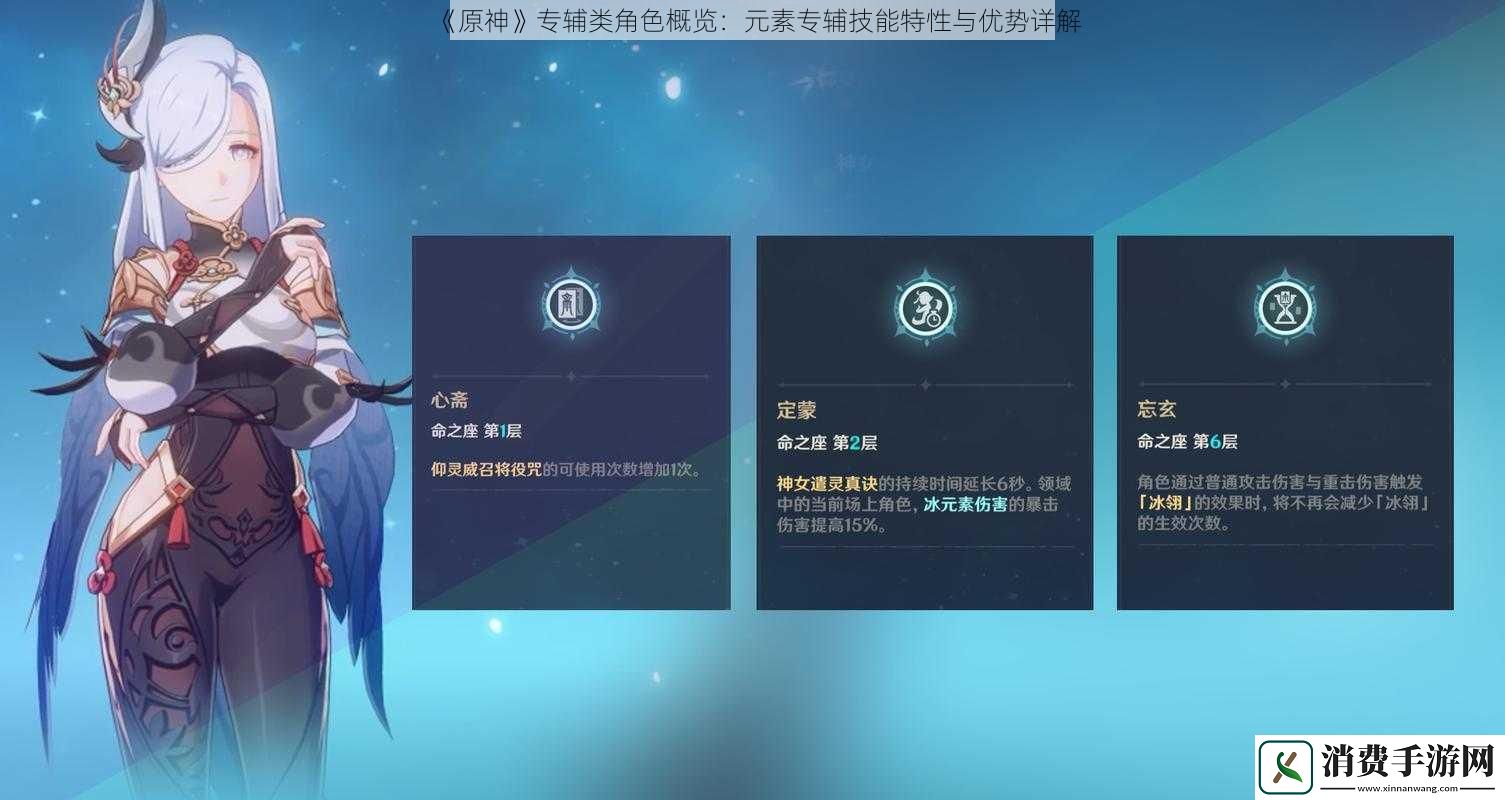 原神专辅类角色概览