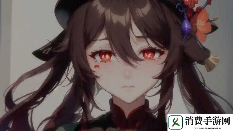 胡桃流眼泪翻白眼咬铁球