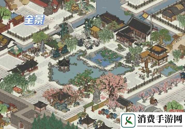 江南百景图建筑布局全景展示