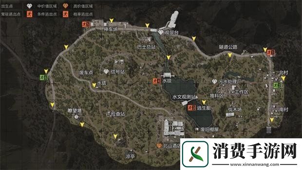 暗区突围西部资源点分布全解析