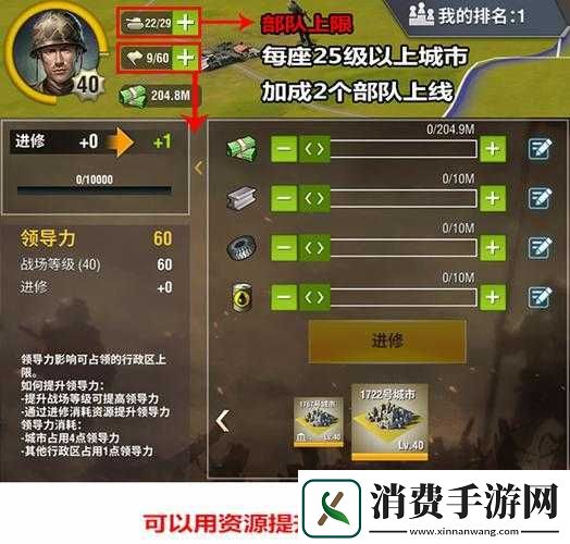 提升二战风云统率力的秘诀