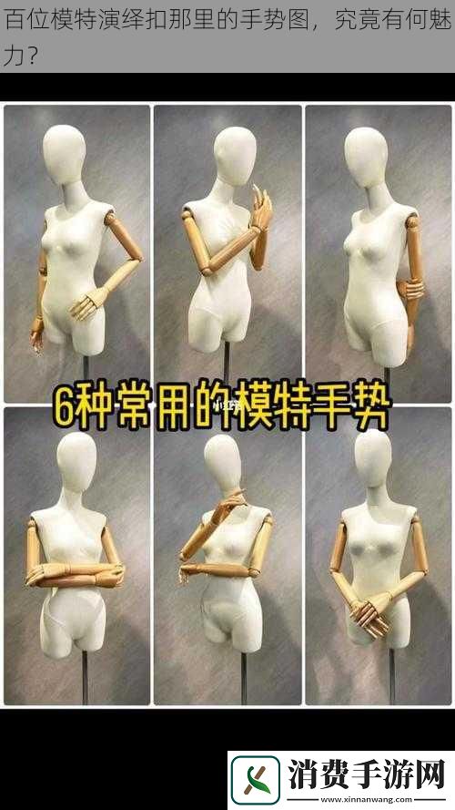 百位模特演绎扣那里的手势图
