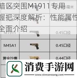 暗区突围M1911专用握把深度解析