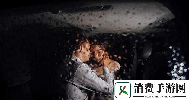 在停车场震车