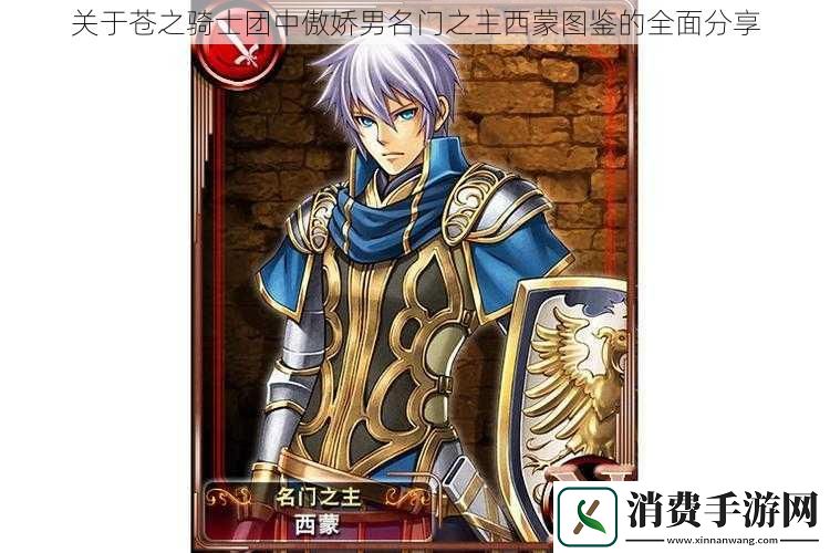 关于苍之骑士团中傲娇男名门之主西蒙图鉴的全面分享