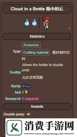 泰拉瑞亚瓶中的云在哪里