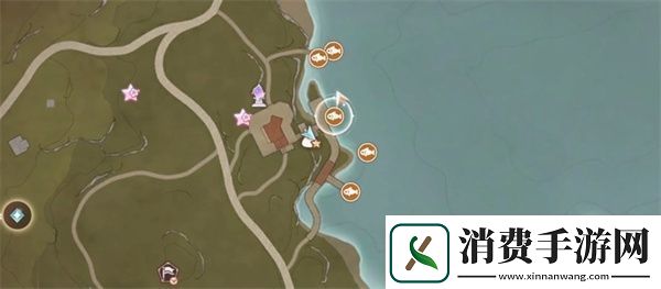 无限暖暖粉色缎带鱼获取位置分享