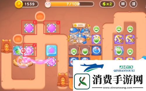 保卫萝卜4饿龙传说第10关怎么过