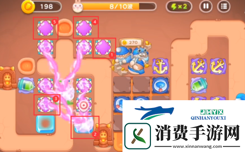 保卫萝卜4饿龙传说第10关怎么过