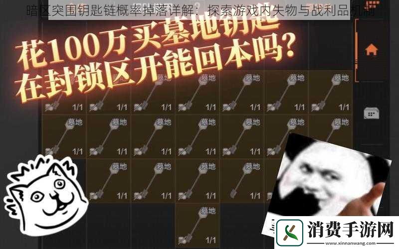 暗区突围钥匙链概率掉落详解