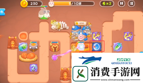 保卫萝卜4饿龙传说第10关怎么过