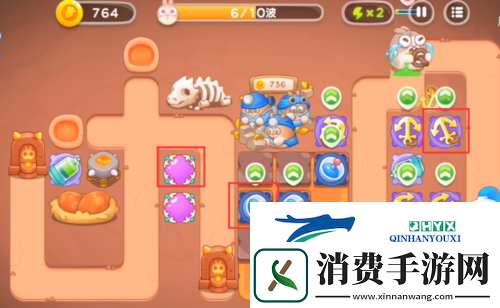 保卫萝卜4饿龙传说第10关怎么过