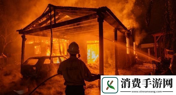 美国加州山火势头凶猛