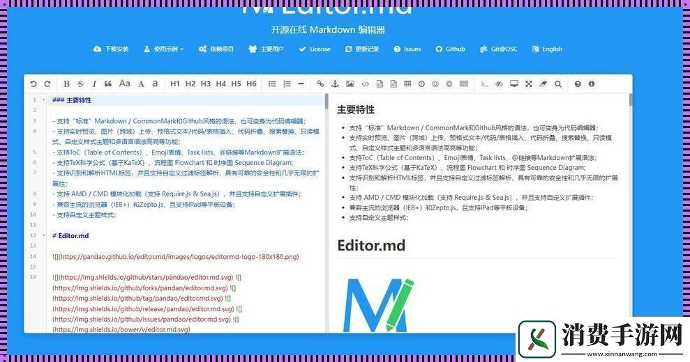 “自嘲者的Markdown之旅”