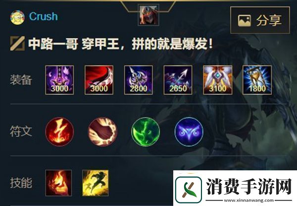 英雄联盟手游影流之主劫出装天赋攻略