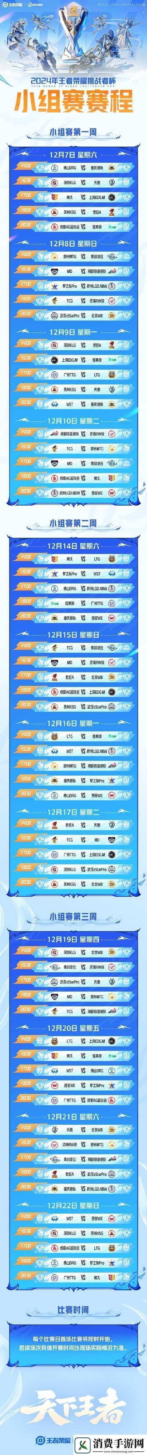 王者荣耀战队赛每周五周六周日12