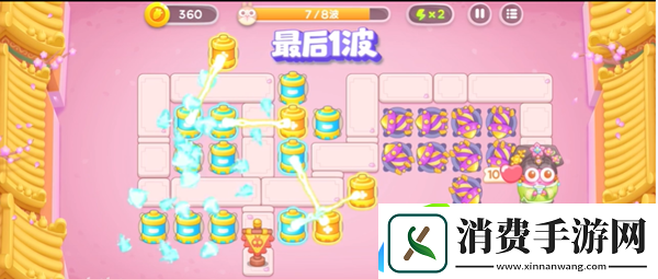 保卫萝卜4秋妃传第88关怎么过