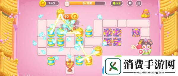 保卫萝卜4秋妃传第88关怎么过