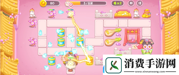 保卫萝卜4秋妃传第88关怎么过