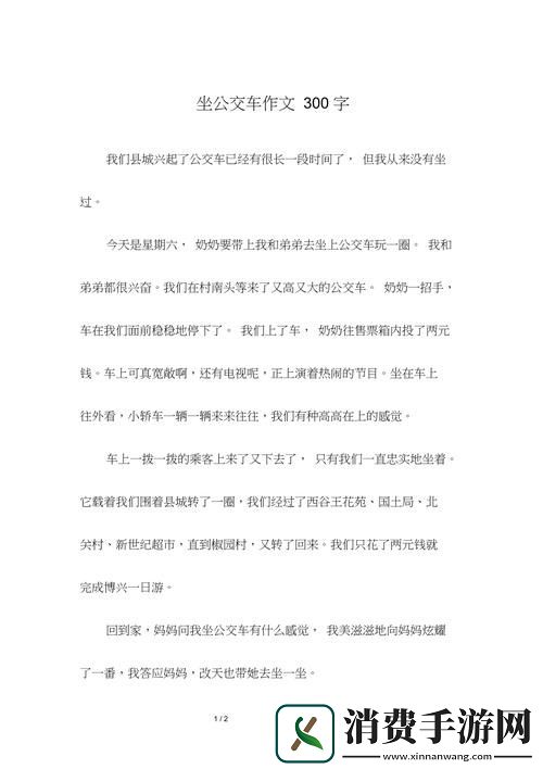 趣味十足三年级学生的公交车日记