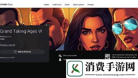 山寨恶搞版GTA6游戏登陆Steam