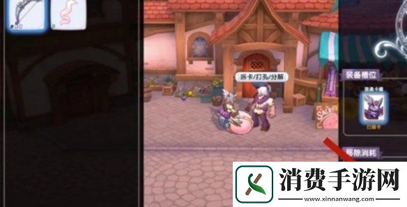 仙境传说新启航已装备卡片拆除方法