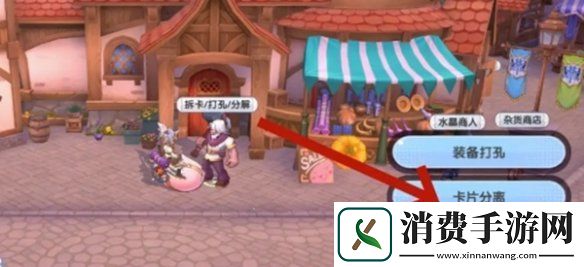 仙境传说新启航已装备卡片拆除方法