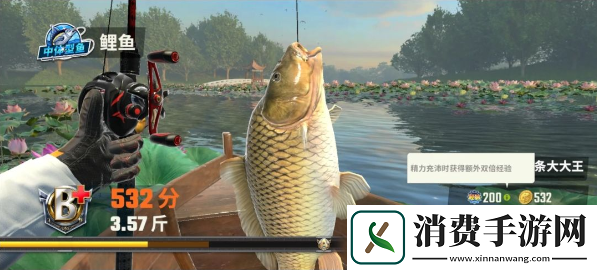 欢乐钓鱼大师双倍经验怎么获得