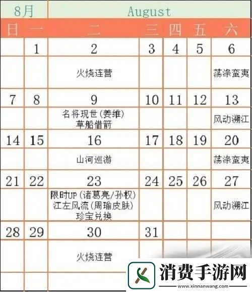 乱世逐鹿活动顺序表2022最新