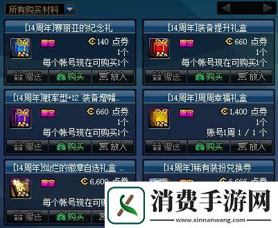 dnf14周年纪念品展会介绍