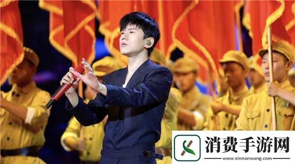 张杰参加英雄儿女文艺晚会