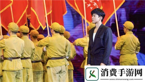 张杰参加英雄儿女文艺晚会