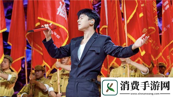 张杰参加英雄儿女文艺晚会