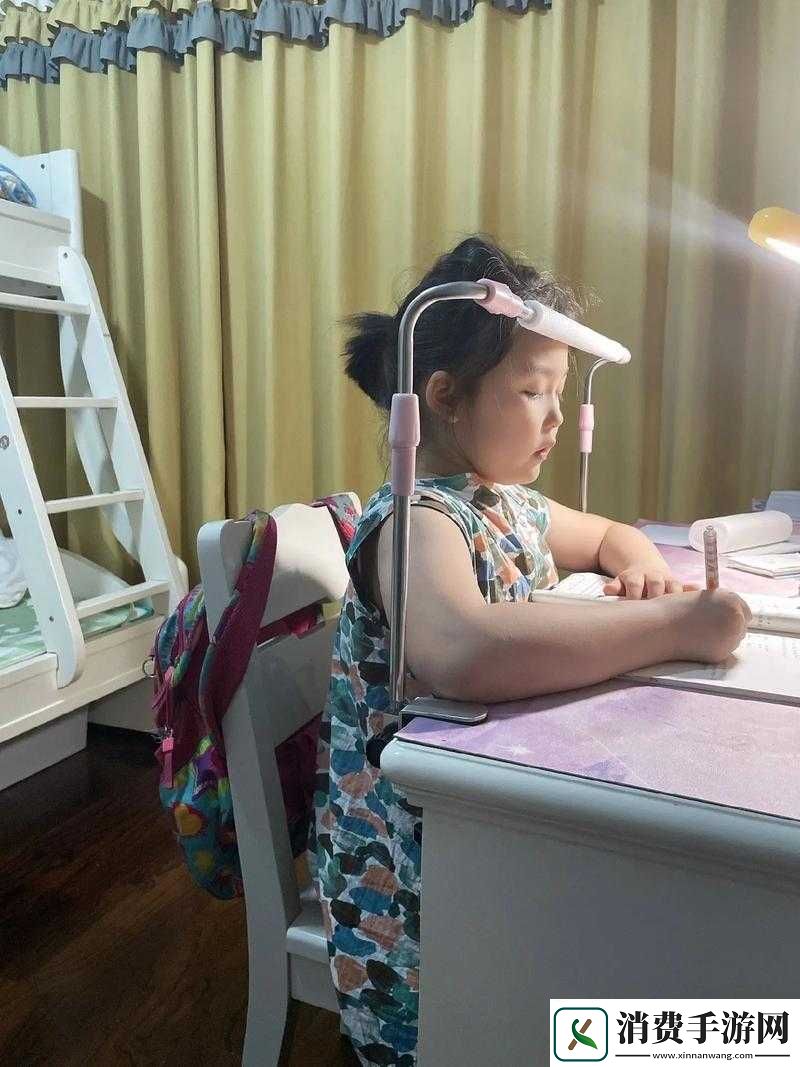 写作业坐在捧捧上面