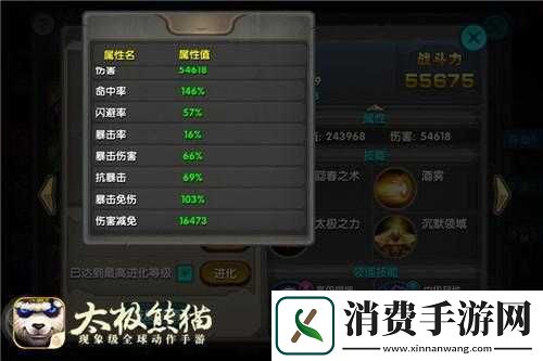 太极熊猫武神稀有技全图表深度解析