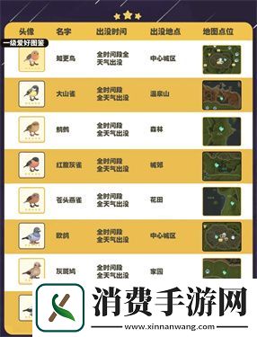 心动小镇五子雀在哪里出现