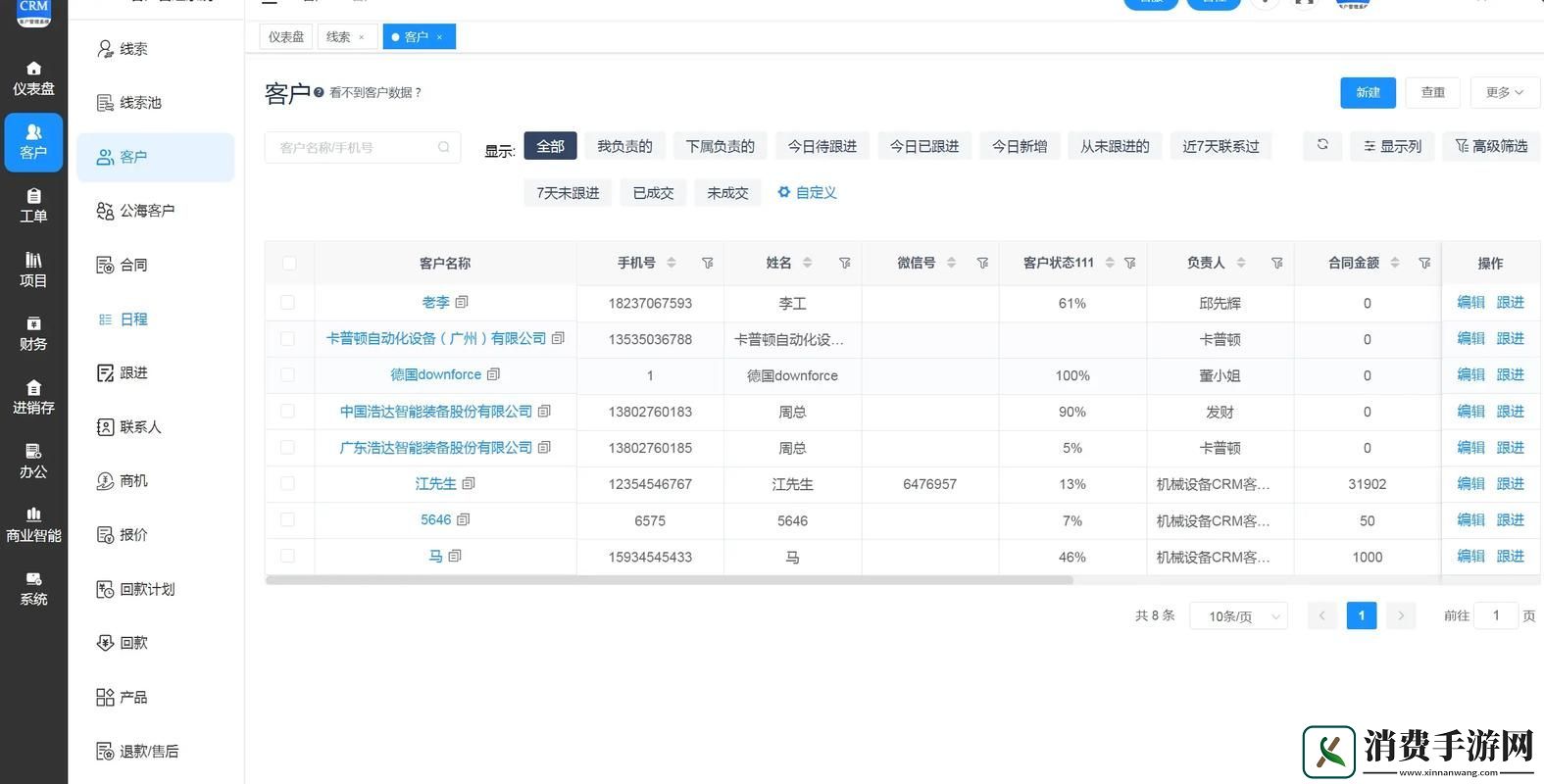 成品视频CRM系统