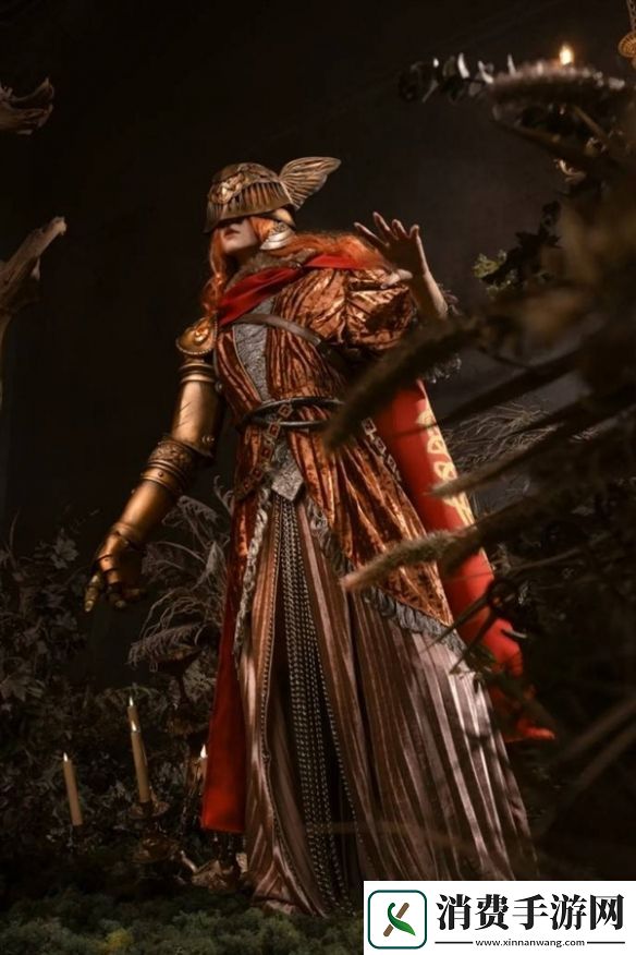 毛妹COS老头环“女武神”玛莲妮亚