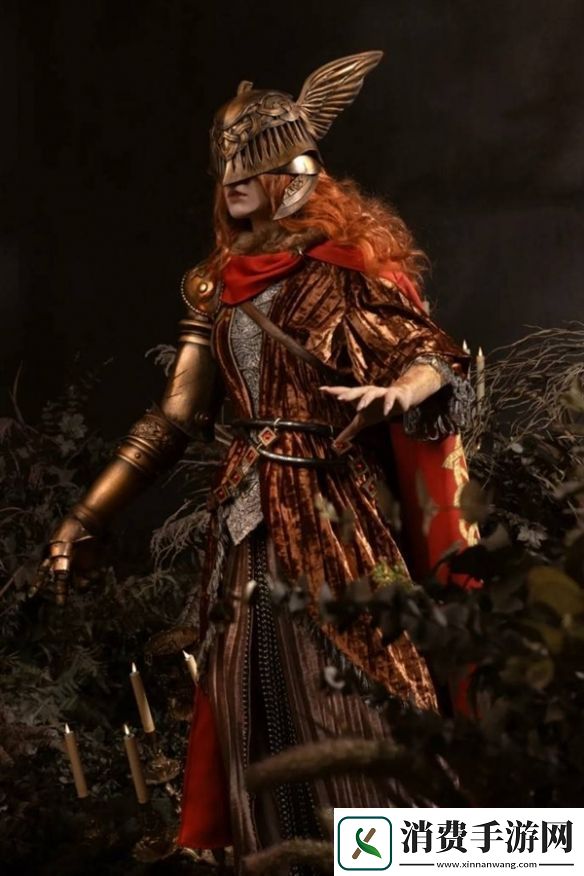 毛妹COS老头环“女武神”玛莲妮亚