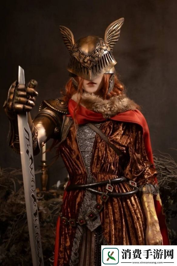 毛妹COS老头环“女武神”玛莲妮亚