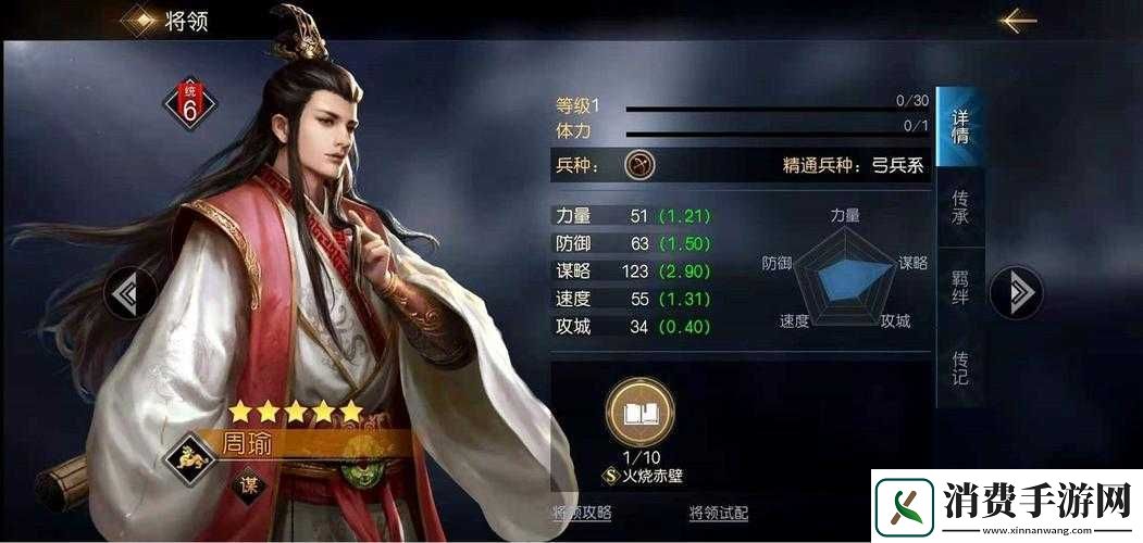 周瑜在征服与霸业中表现如何