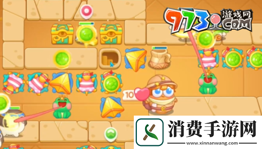 保卫萝卜4法老归来第104关怎么过