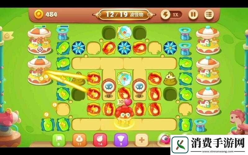 保卫萝卜3游乐场38关怎么过