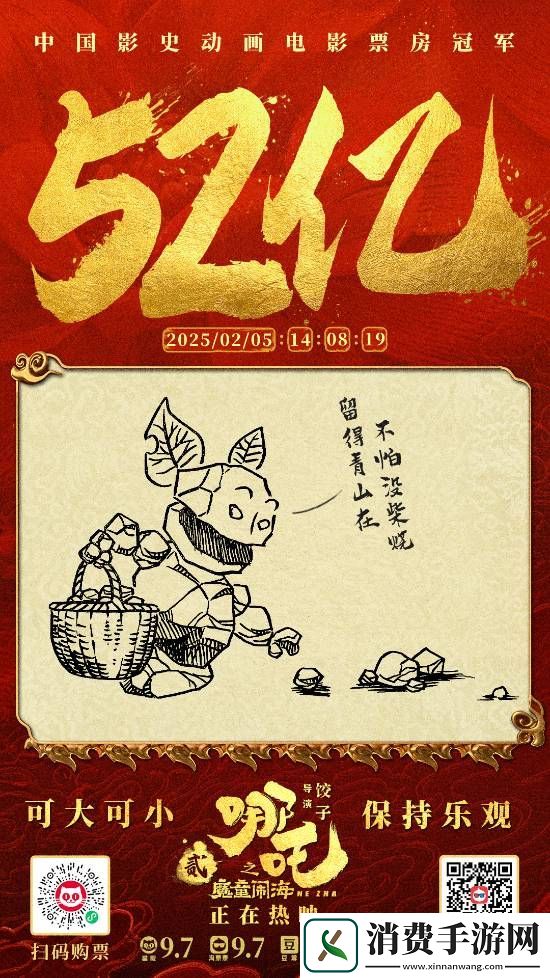 春节档新片总票房破100亿！哪吒之魔童闹海票房破52亿