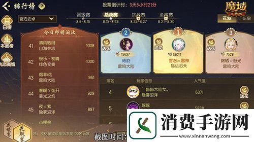 版本第一美女！魔域口袋版花魁赛总决赛即将开幕