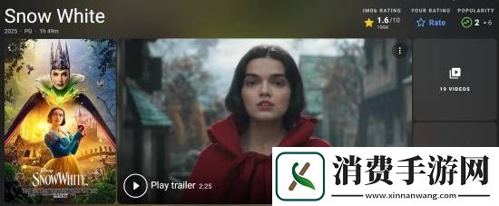 白雪公主票房口碑全面崩塌