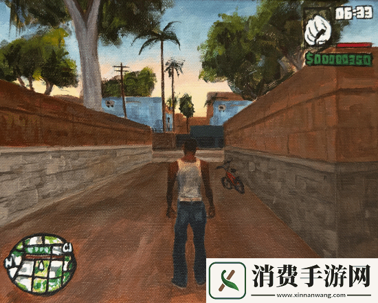 玩家油画绘制PS2到PS4世代的经典游戏